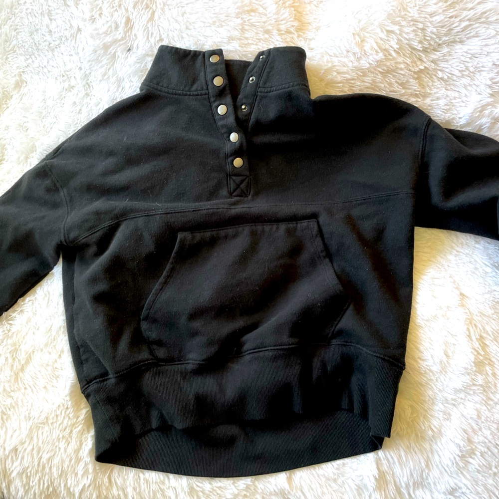 5 for $25, quarter button sweatshirt, EUC, fits like a small or xs for loose fit